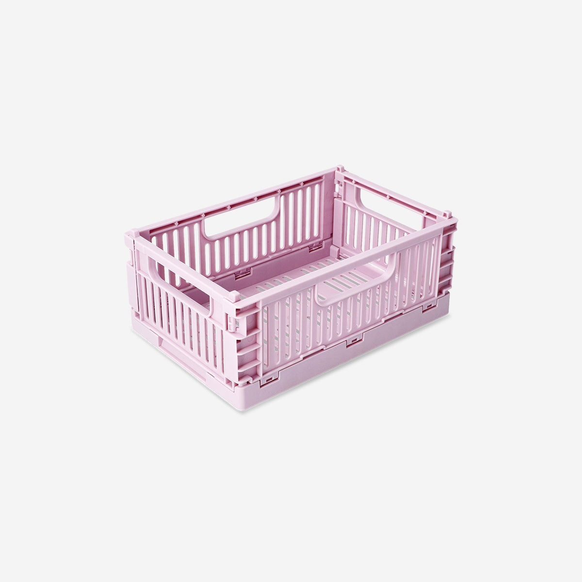 Pink sammenklappelig opbevaringsboks - Large
