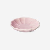 Pink blomsterformet fad - 10 cm