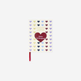 Positivity journal with hearts
