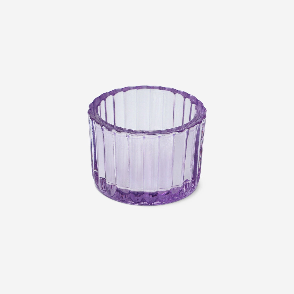 Purple tealight holder