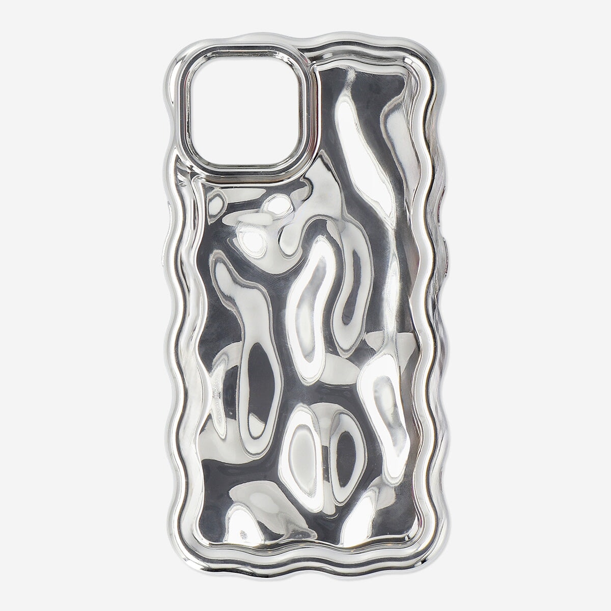 Silberne Handyhülle - Passend für IPhone 12