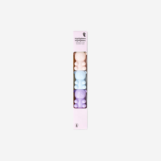 Stackable panda highlighters