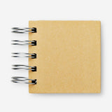 Sticky Memos-sæt med beige spiralindbinding