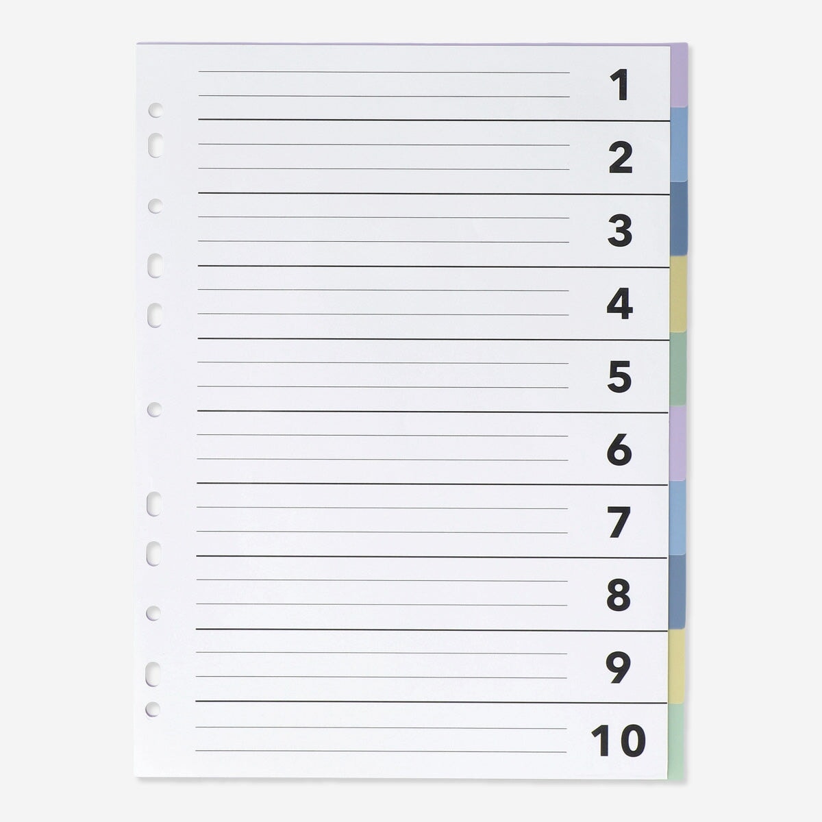 Tab dividers