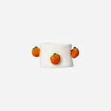 Tealight holder with oranges