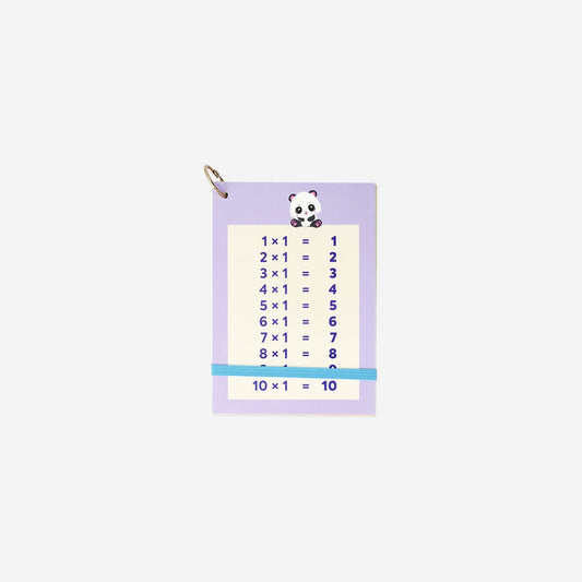 Time tables cards