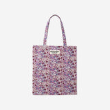 Blomstret tote bag