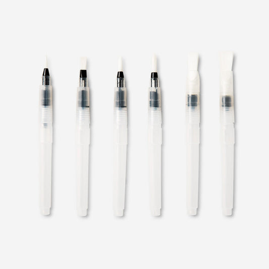 Watercolour brushes. 6 pcs