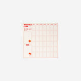 Western themed monthly planner