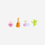 Western themed clips - 4 pcs