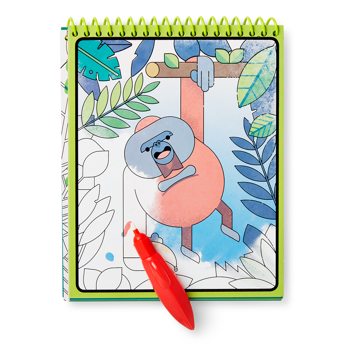 Water magic colouring book