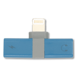 Zweifacher Lightning-Splitter. Passend für iPhones/iPads