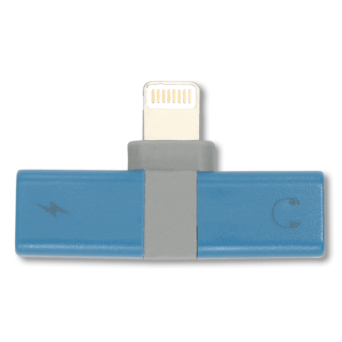 Zweifacher Lightning-Splitter. Passend für iPhones/iPads