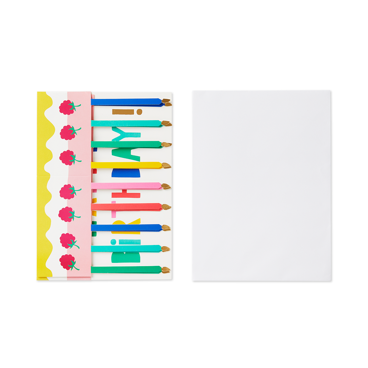 Foldout card with envelope