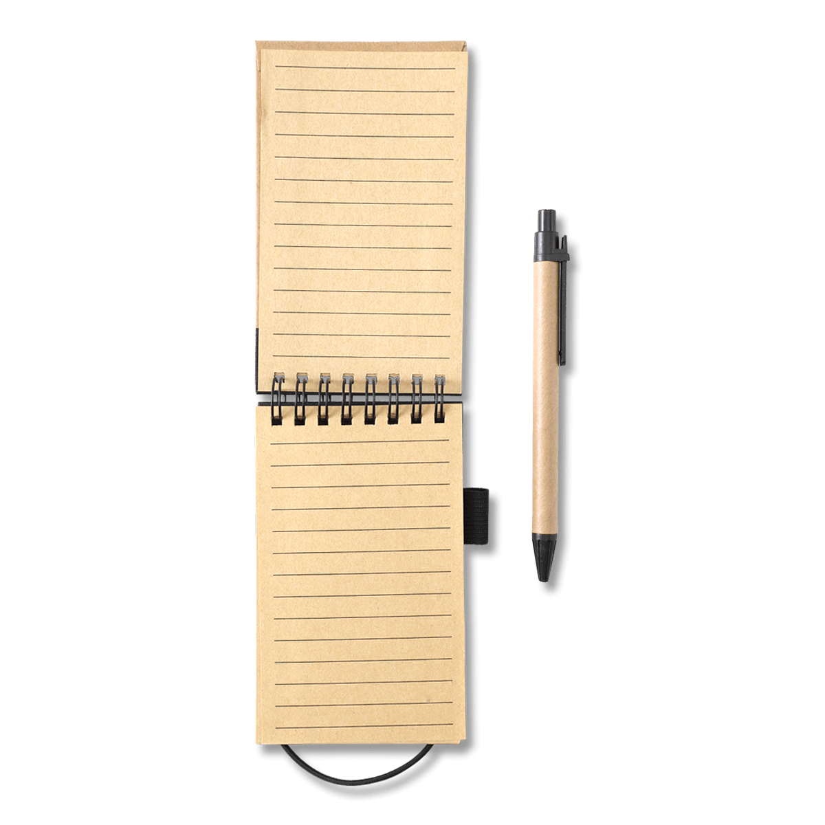 Notebook with ballpoint pen
