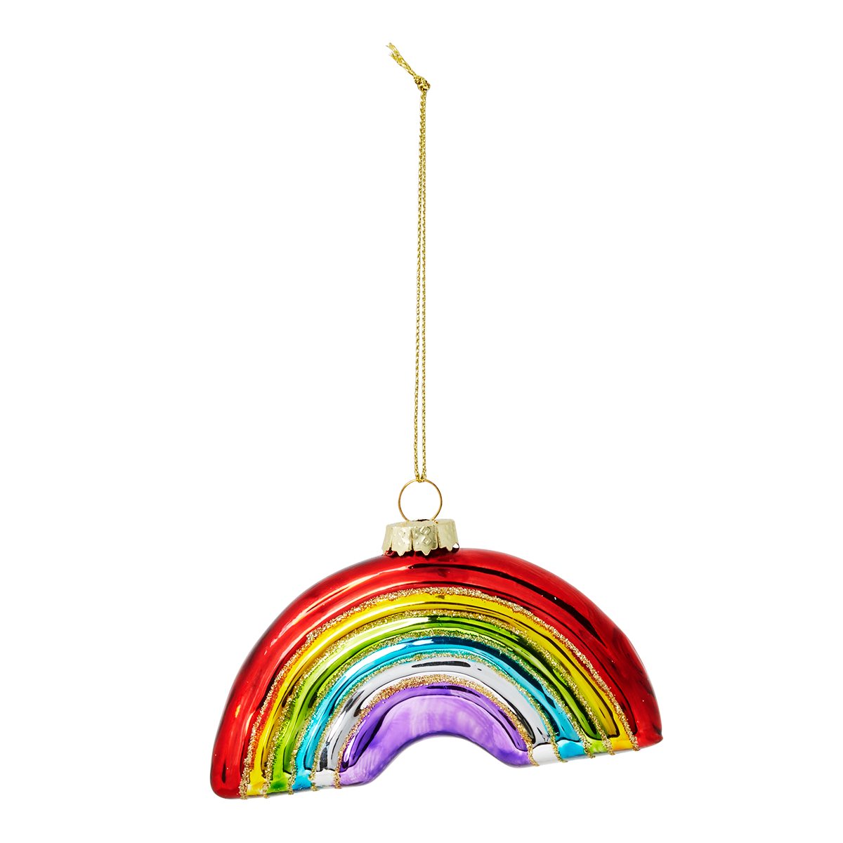 Christmas bauble. Rainbow