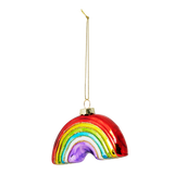 Christmas bauble. Rainbow