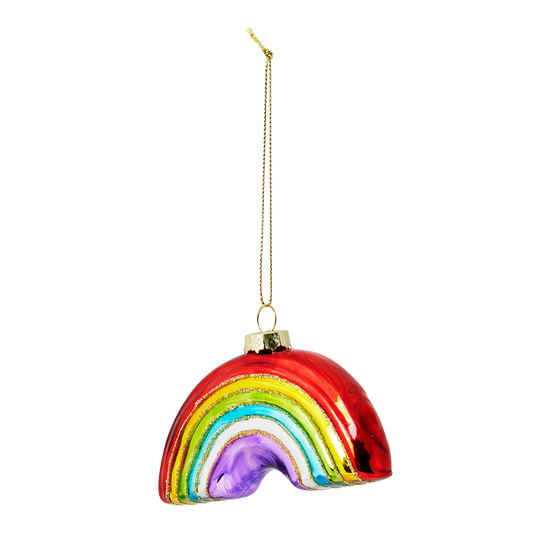 Christmas bauble. Rainbow
