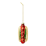 Christmas bauble. Hotdog