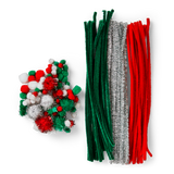 Pompons und Pfeifenreiniger