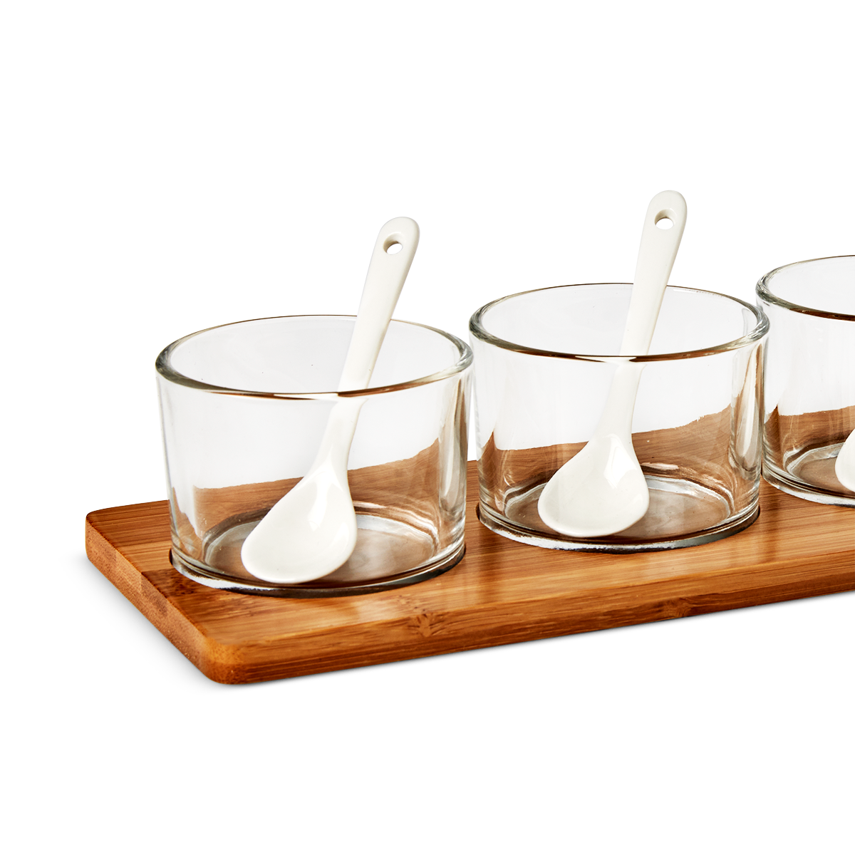 Tray with serving bowls