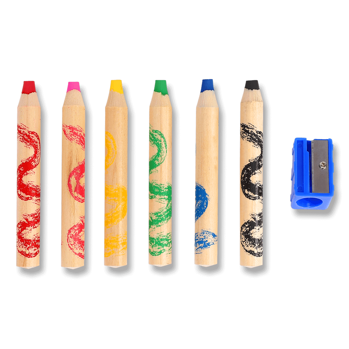 Oil-based pencil crayons