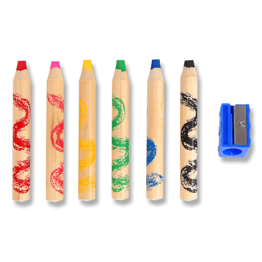 Oil-based pencil crayons