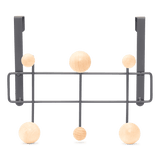 Hook rack for a door