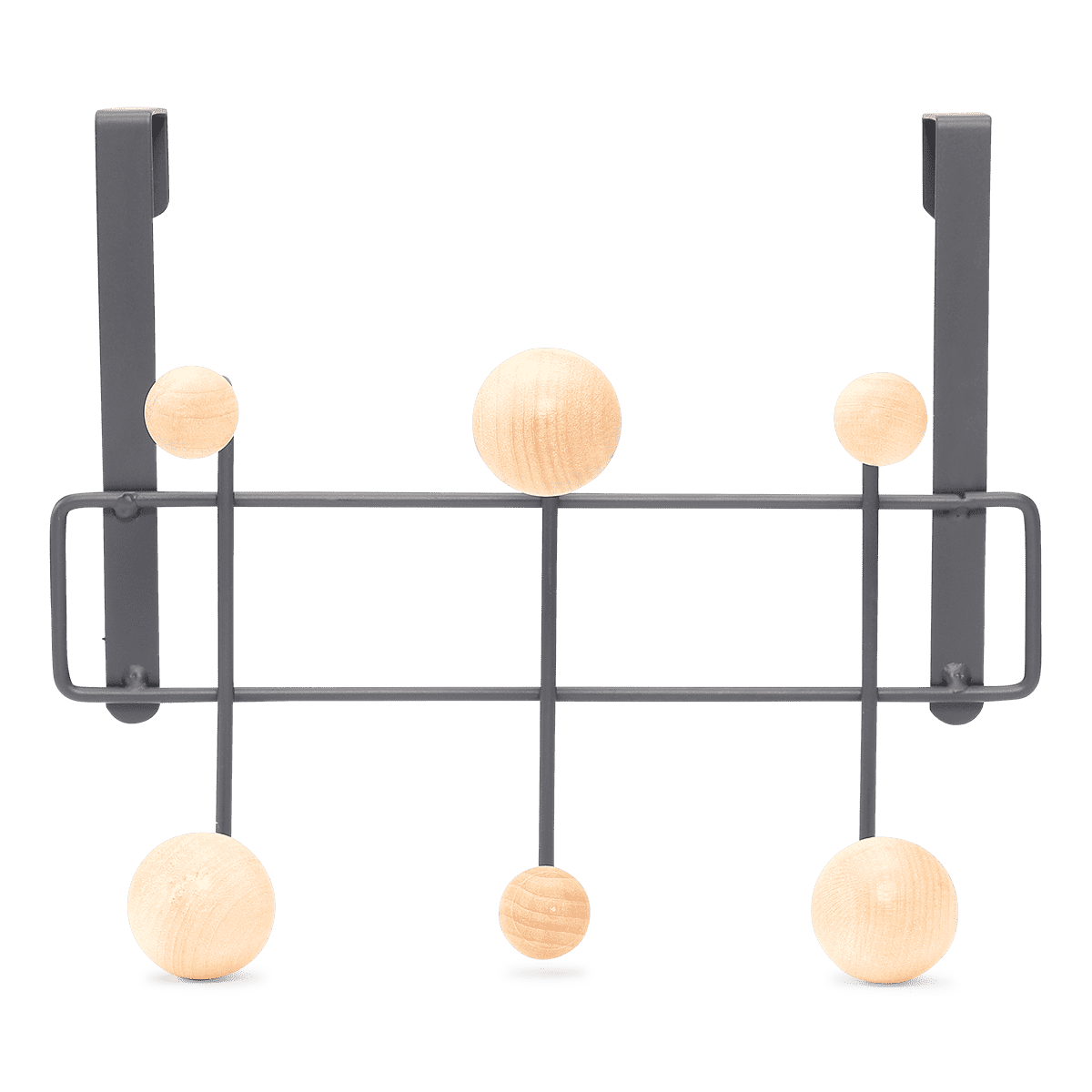 Hook rack for a door