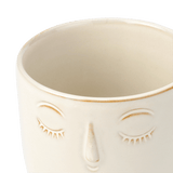 Vase with face. 12 cm