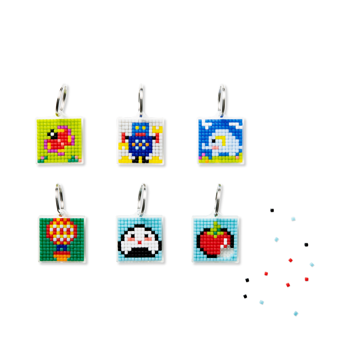 Make-your-own key rings
