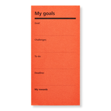 Goal setting lists