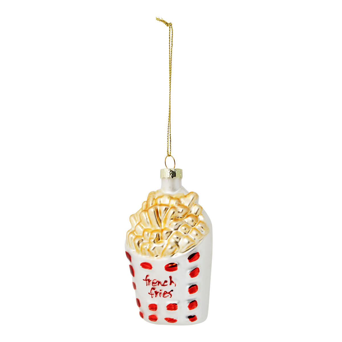 Christmas bauble. French fries