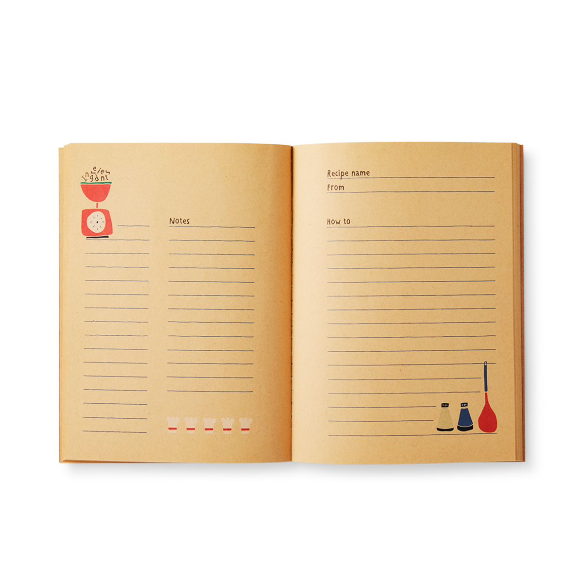 Recipe book. A5