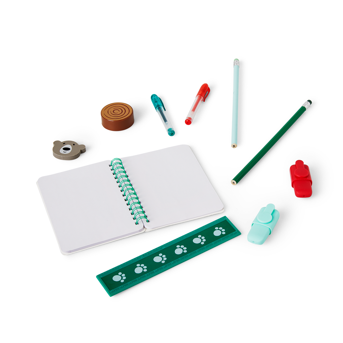 Backpack with stationary supplies