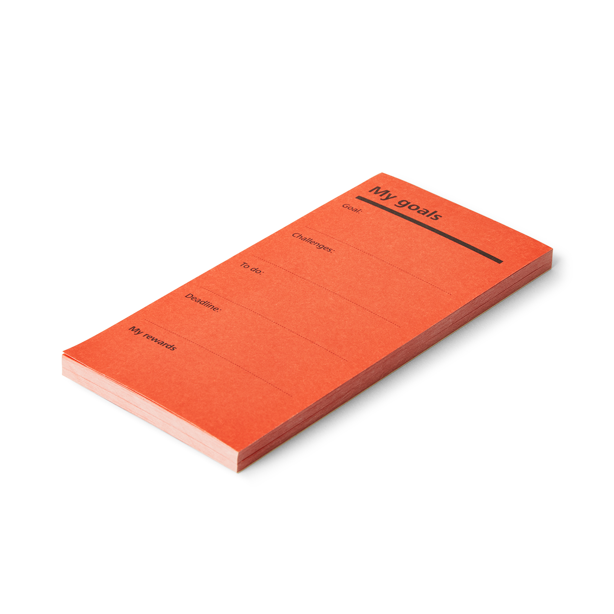 Goal setting lists