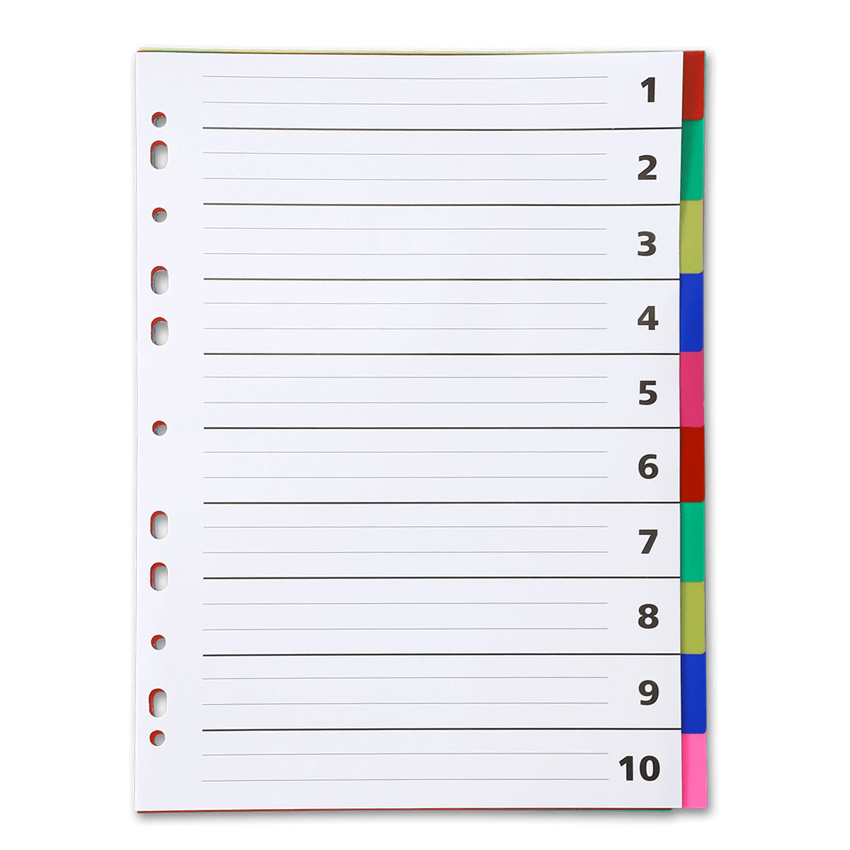 Tabbed index dividers - DEV - Flying Tiger Copenhagen