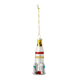 Christmas bauble. Space rocket