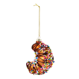 Christmas bauble. Croissant
