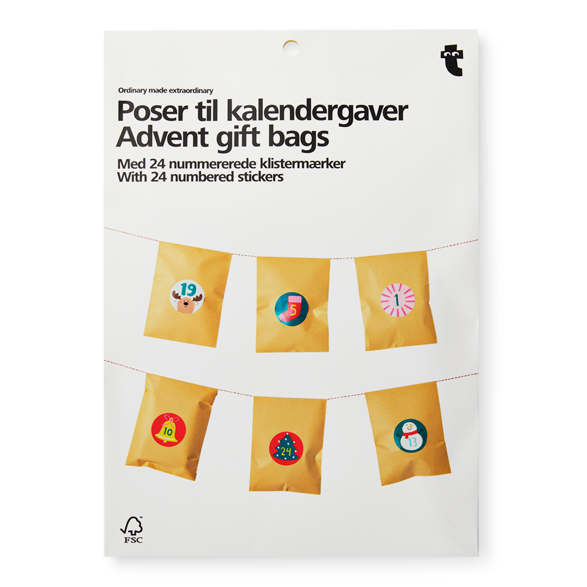 Advent gift bags
