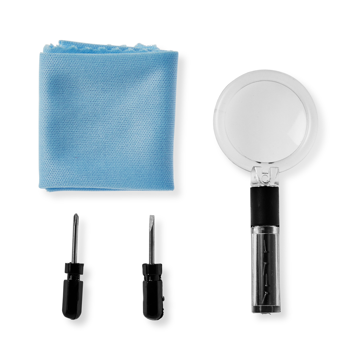 Screwdriver set for glasses