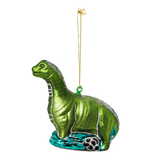 Christmas bauble. Green dino