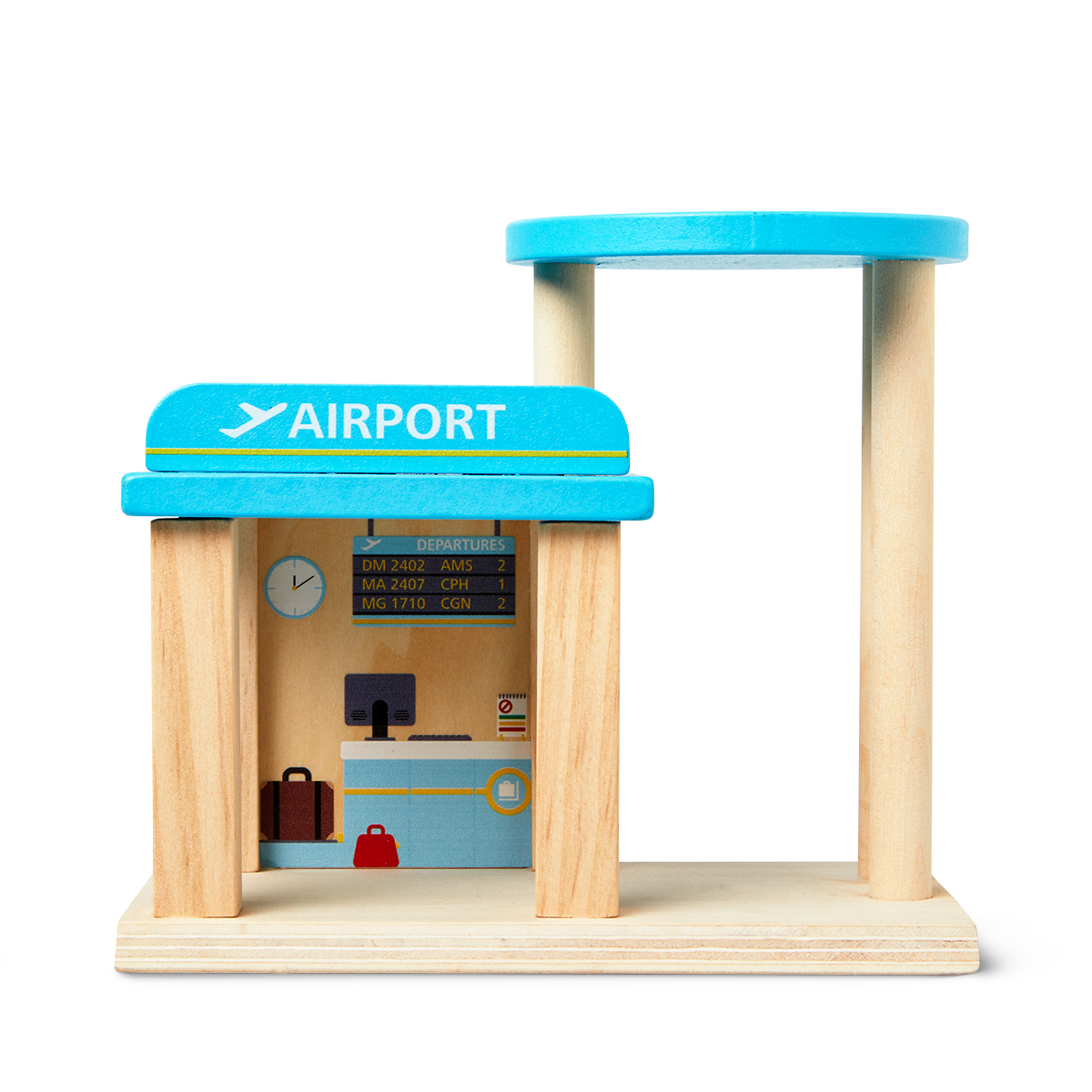 Wooden airport