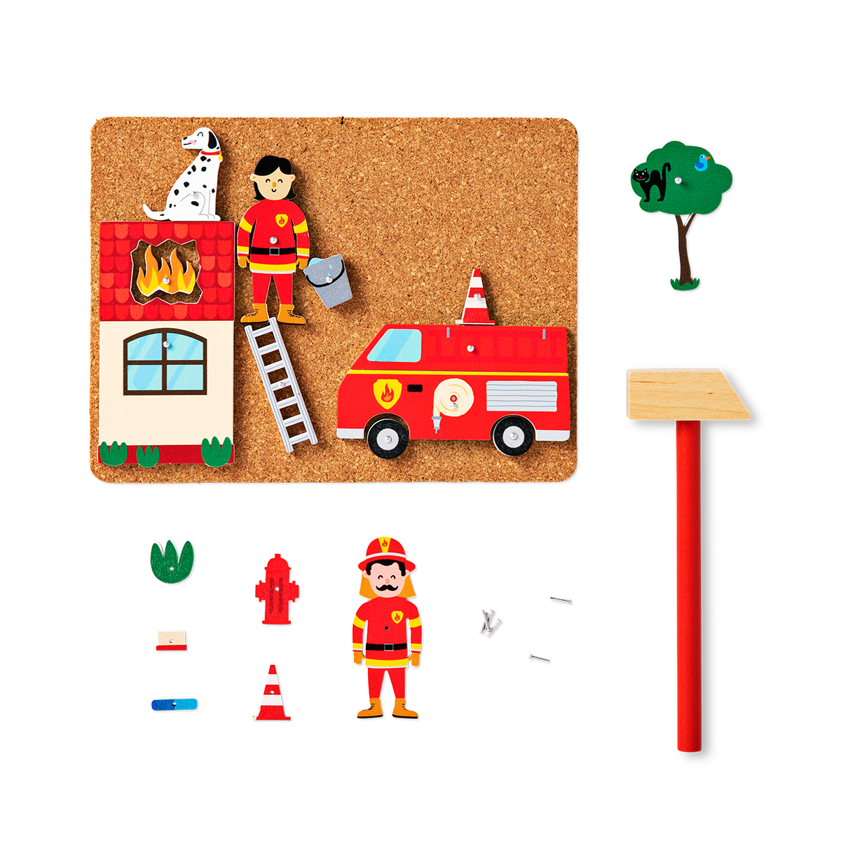 Hammer and pins set