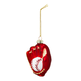 Christmas bauble. Baseball
