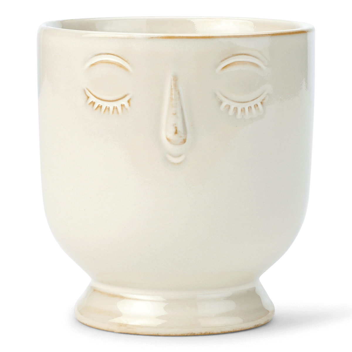 Vase with face. 12 cm