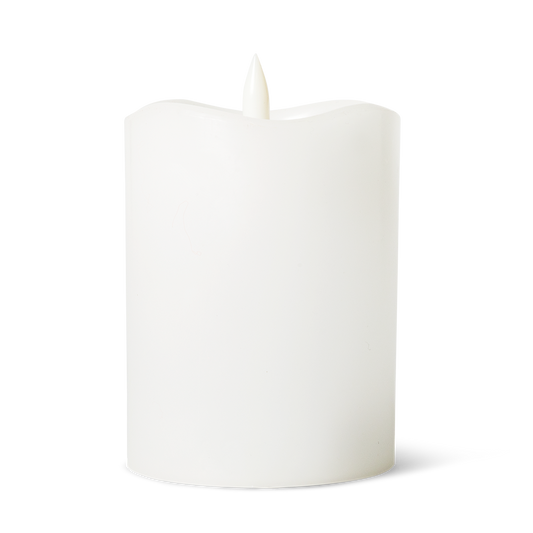 LED pillar candle. 10 cm