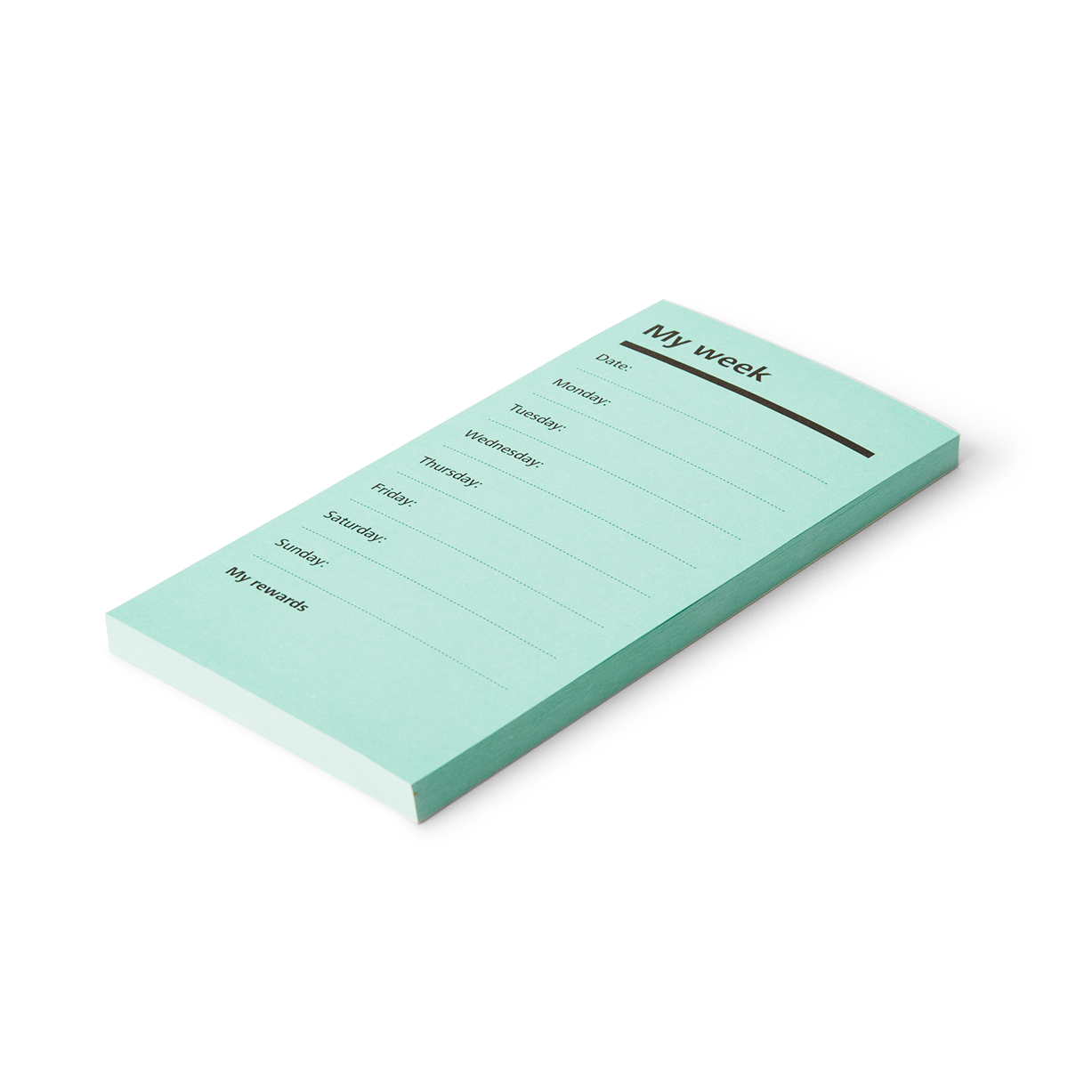 Goal setting lists
