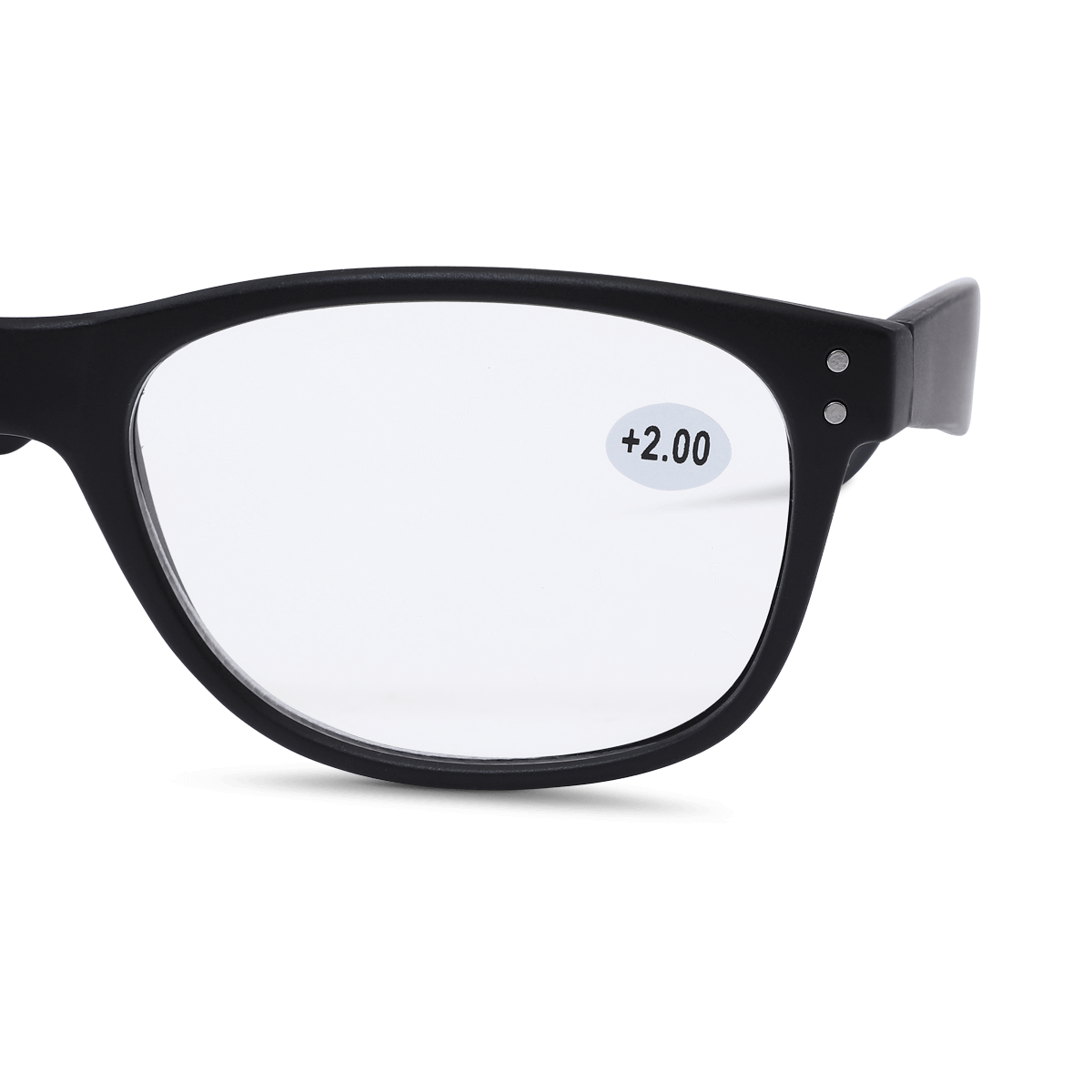 Reading glasses. + 2.0