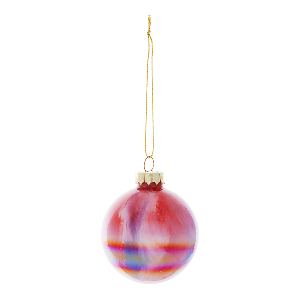 Christmas bauble. Fading colours
